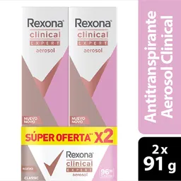 Rexona Desodorante Clinical Expert Classic en Aerosol