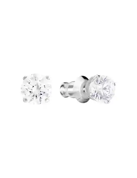 Swarovski Set Attract Round White Silver