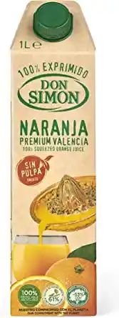 Don Simon, rico jugo de naranja.