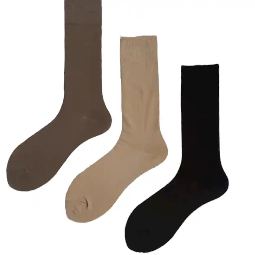 Media Deportiva Caballero Nylon Ref 84082x3 Urb Talla 10-12