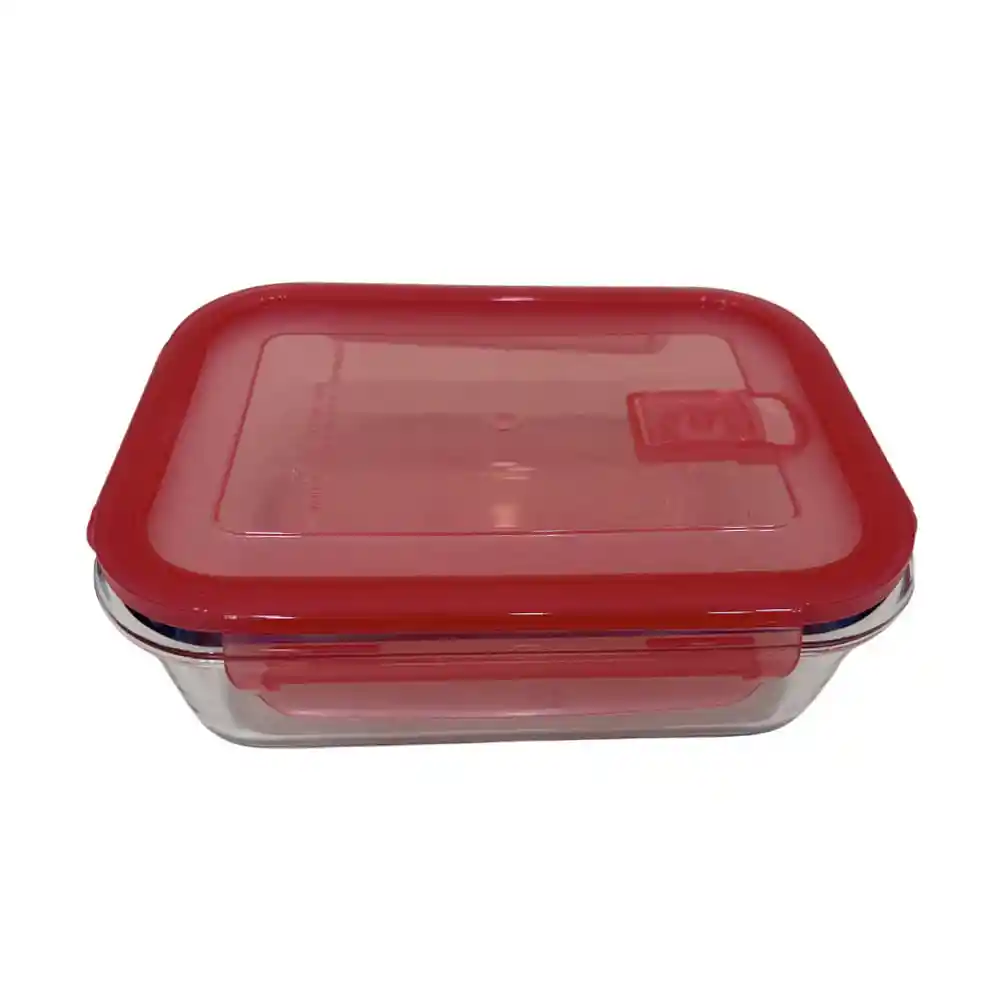 Contenedor Krea Hermetico Vidrio Rect.