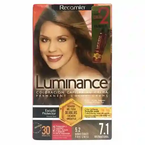 Luminance Tinte Capilar Tono 7.1 Rubio Cenizo Profundo