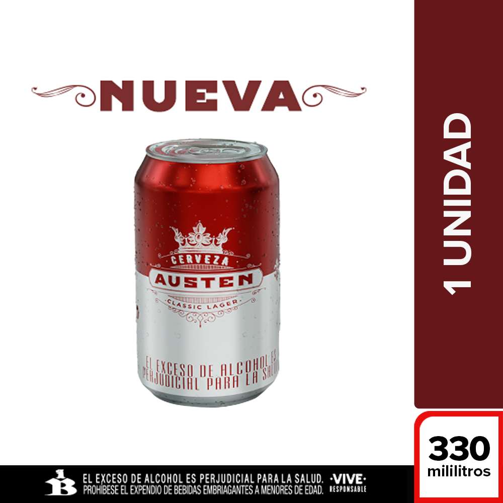 Cerveza Austen Classic Lager 330 ml