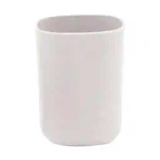 Portacepillos Plástico Textura Blanco