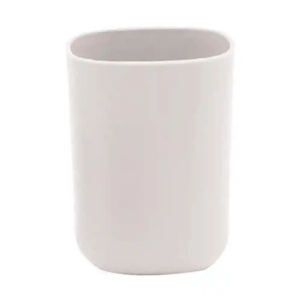 Portacepillos Plástico Textura Blanco