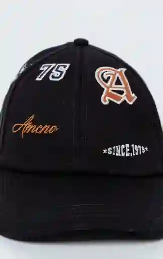 Gorra Unisex Negro Talla M 752G502_NEG190303 Americanino