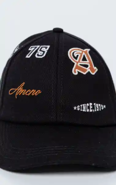 Gorra Unisex Negro Talla M 752G502_NEG190303 Americanino