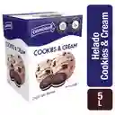 Colombina Helados Helado Cookies & Cream 5L