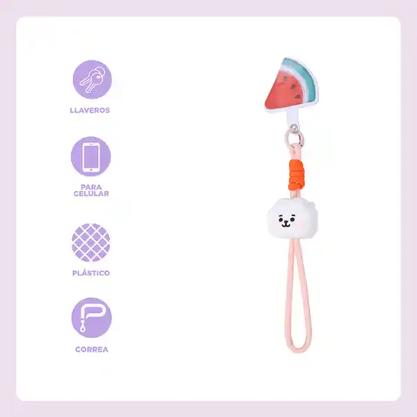 Llavero Para Teléfono  Baby rj Serie Bt21 Miniso