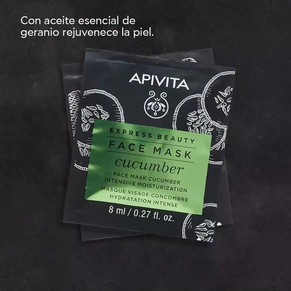 Apivita Mascarilla Facial Express Beauty Cucumber
