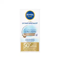 Protector Solar Nivea Sun Fluido Ultraligero Medio Caja