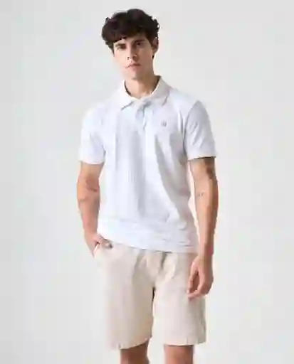 Camiseta Polo Hombre Blanco T. M 802G004_BLA110601 Americanino