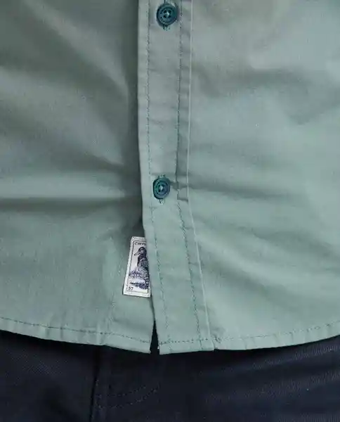 Camiseta Carbón Pocket Verde Escocés Ultra Oscuro S Chevignon