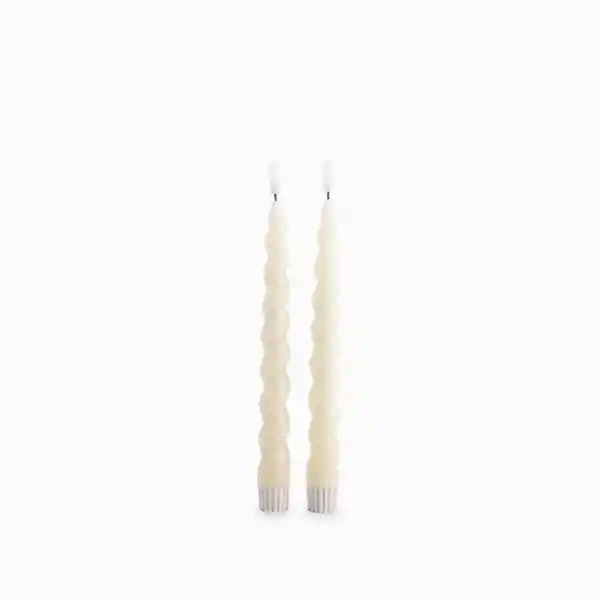 Set Vela Led Espiral 22 cm Ambiente Gourmet