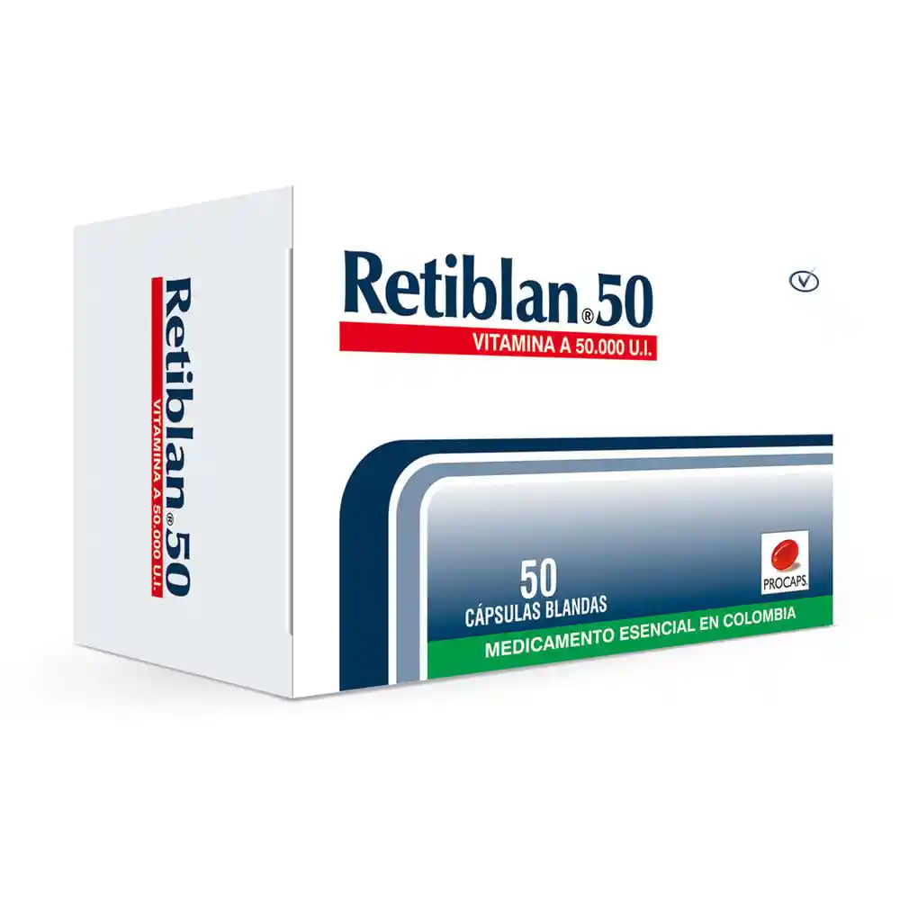 Retiblan Capsulas Blandas (50.000 U.I)