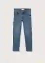 Jeans Slim Tejano Medio Talla 07 Niños Mango