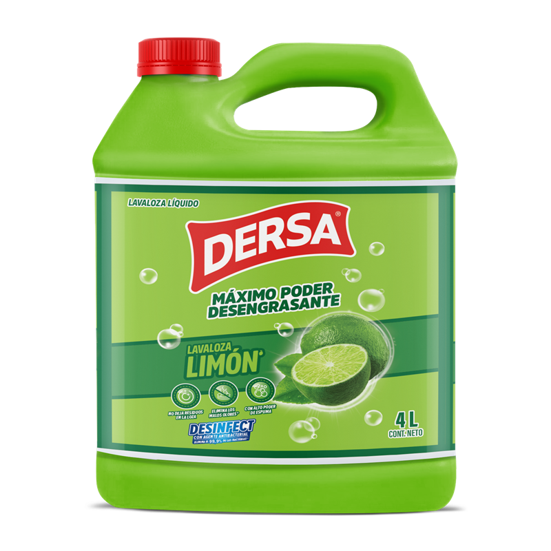 Dersa Lavaloza Desinfectante Aroma Limón 4 l