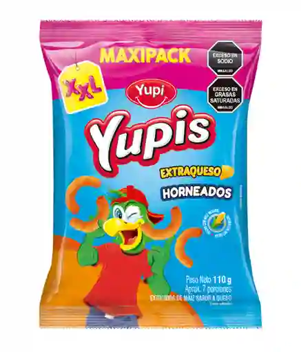 Yupi Snack de Maíz Horneado con Extra Queso