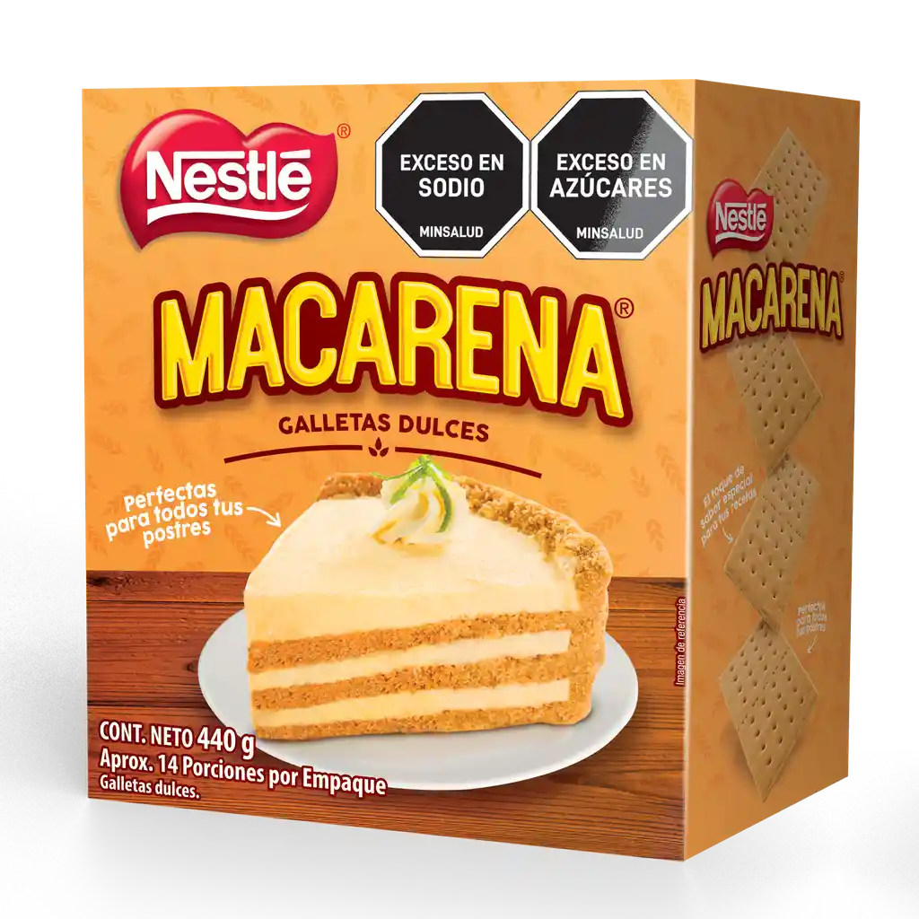 Galletas dulces MACARENA tipo Graham x 440g
