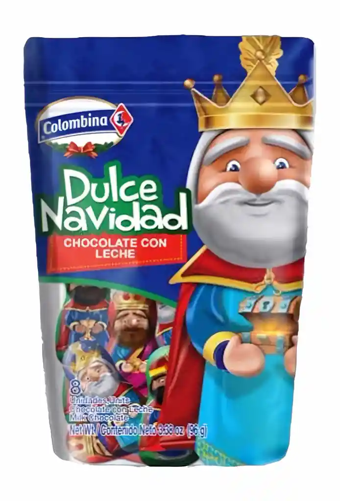 Colombina Chocolate Con Leche x 8 Unidades