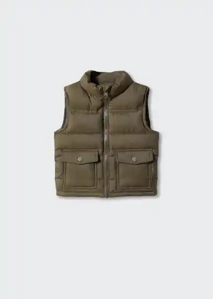 Chaleco Canadá Khaki Talla 71 Niños Mango