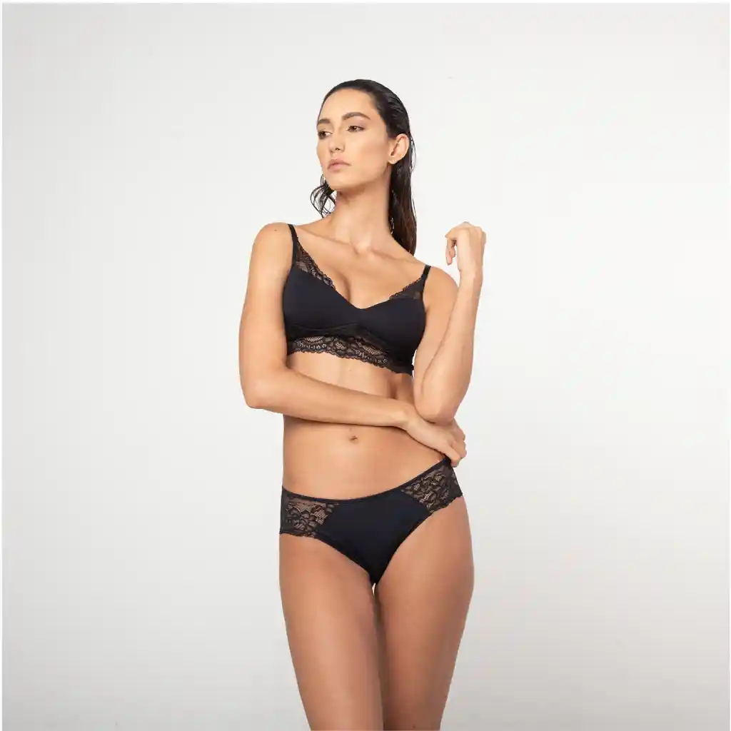 Brasier Negro Para Mujer Liberty