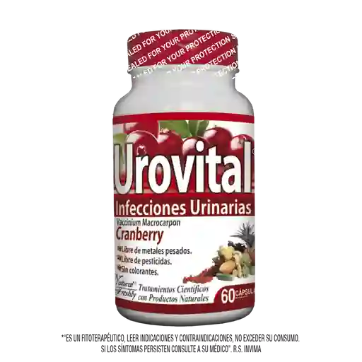 Urovital Tratamiento Urinarias Cranberry