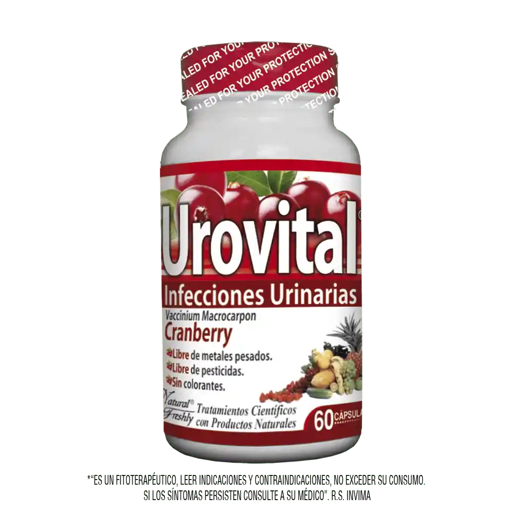 Urovital Tratamiento Urinarias Cranberry