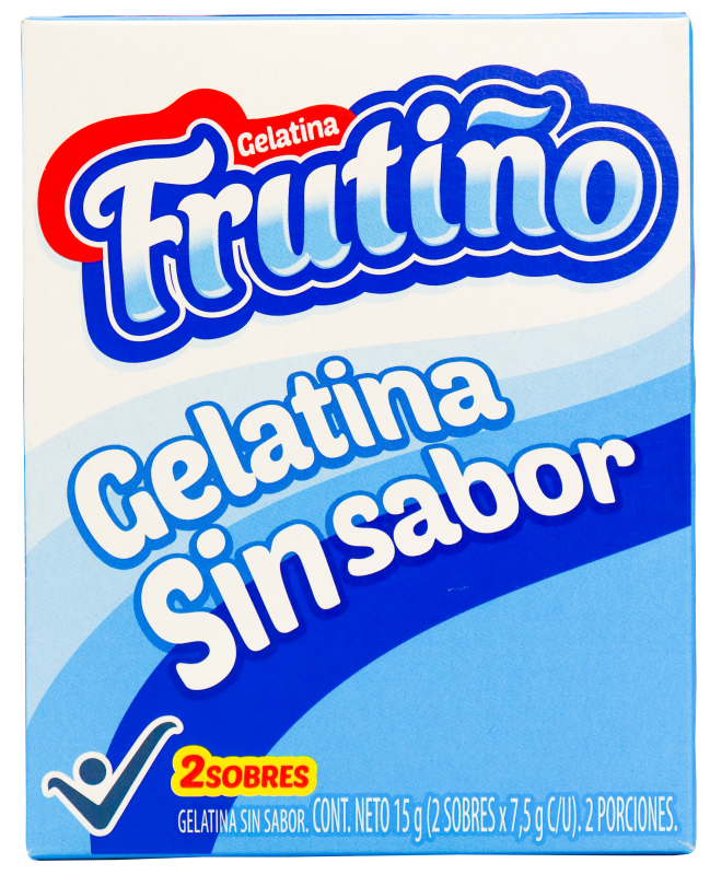 Frutiño Gelatina en Polvo Sin Sabor 15 g