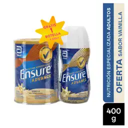 Ensure Advance Polvo Vainilla X 400 Gr Gratis Ensure Advance Liquido Vainilla
