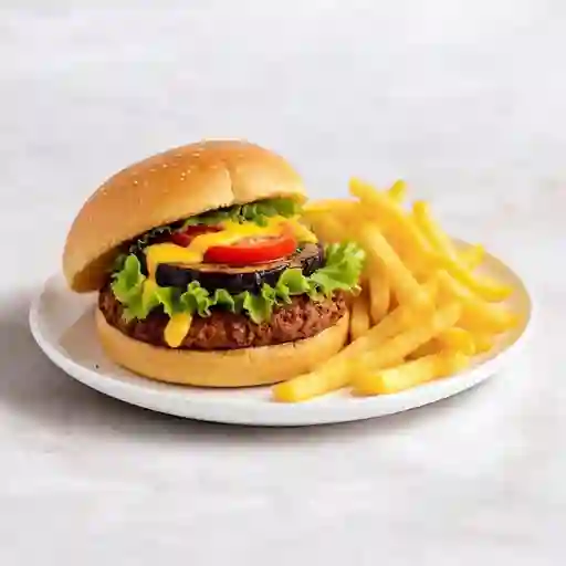 Hamburguesa a la Broster