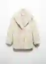 Abrigo Brindis Crudo Talla S Mujer Mango