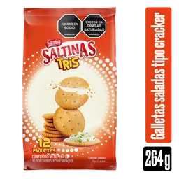 Galletas SALTINAS TRIS tipo cracker 12 Unds x 264g