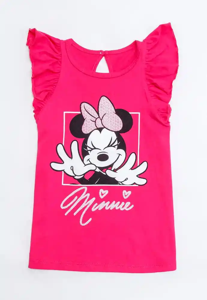 Camiseta Manga Sisa 6/9 Meses-rosado