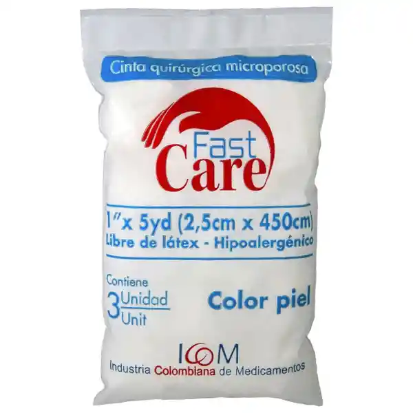 Fast Care Microporo Color Piel 1 x 5 Metros