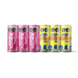 Postobon Gaseosa Manzana y Colombiana