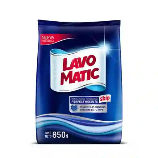 Detergente En Polvo Lavomatic Floral 850G