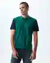 Camiseta Hombre Verde Talla M 801G007_VER195420 Americanino