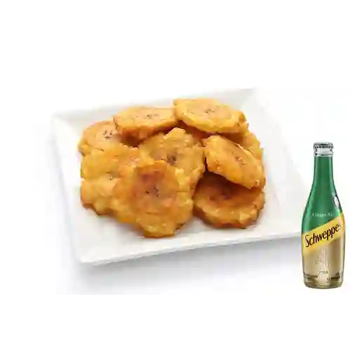 Combo Pataconcitos + Schweppes Ginger Ale 300ML