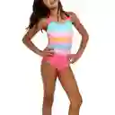 Vestido de Baño Splashback Jr Curious Gradient Talla 10 Speedo