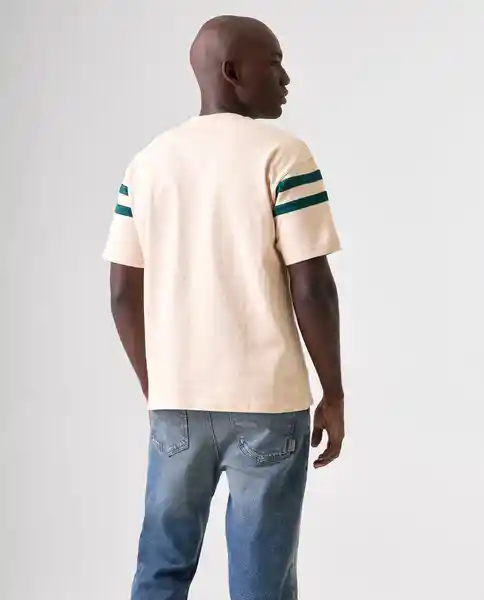 Camiseta Hombre Beige Talla S 842G023_BEI131106 Americanino