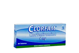 Clorfam Tabletas (4 mg)
