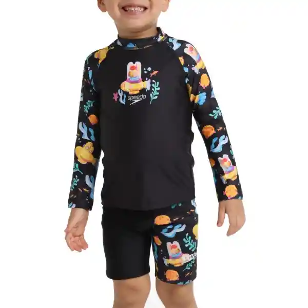 Camiseta Manga Larga Sns Bebe Masc Dog Submarine T 4 Speedo