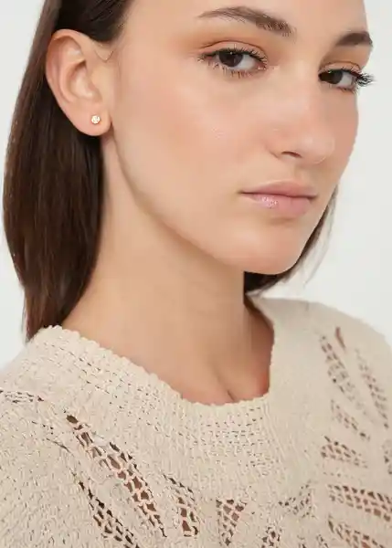 Aretes Amarillo Dorado Oscuro 339G055 Naf Naf