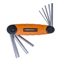 Llave Hexagonal Plegable 8 Piezas Ferrenovo Fn-23088