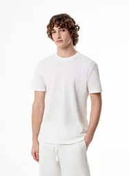 Camiseta Pijama Mc Hombre S-vainilla