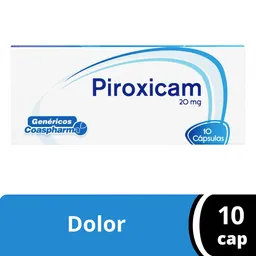 Coaspharma Piroxicam (20 mg) 10 Cápsulas