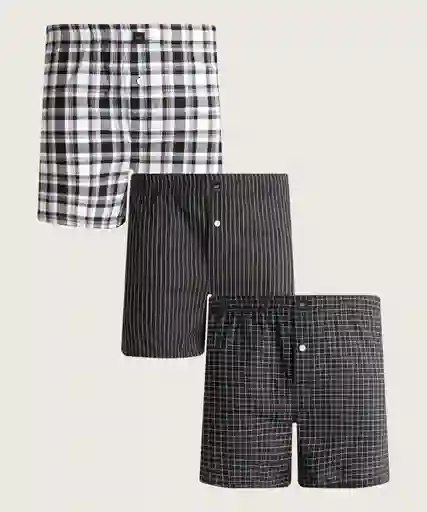 Boxer Empaque X 3 Amplio Estampado