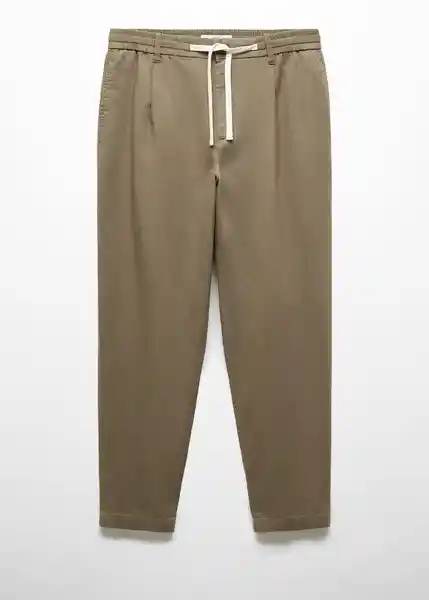 Pantalón Romelino Khaki Talla 42 Hombre Mango