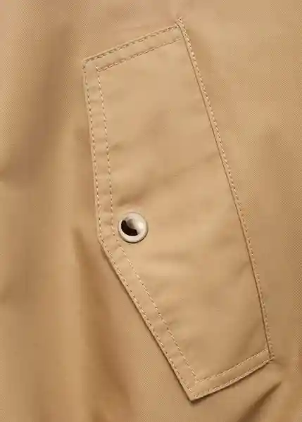 Chamarra Parka Way Camel Talla XL Mujer Mango